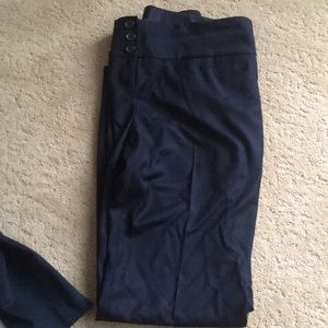Size 8 Cassidy navy pants from the Limited